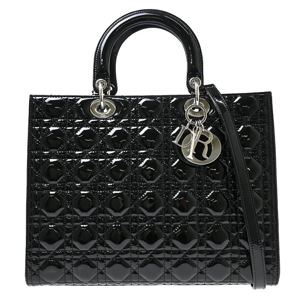 Christian Dior Lady Dior Patent Large